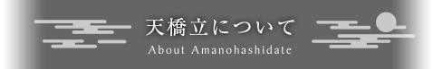 天橋立についてタイトル